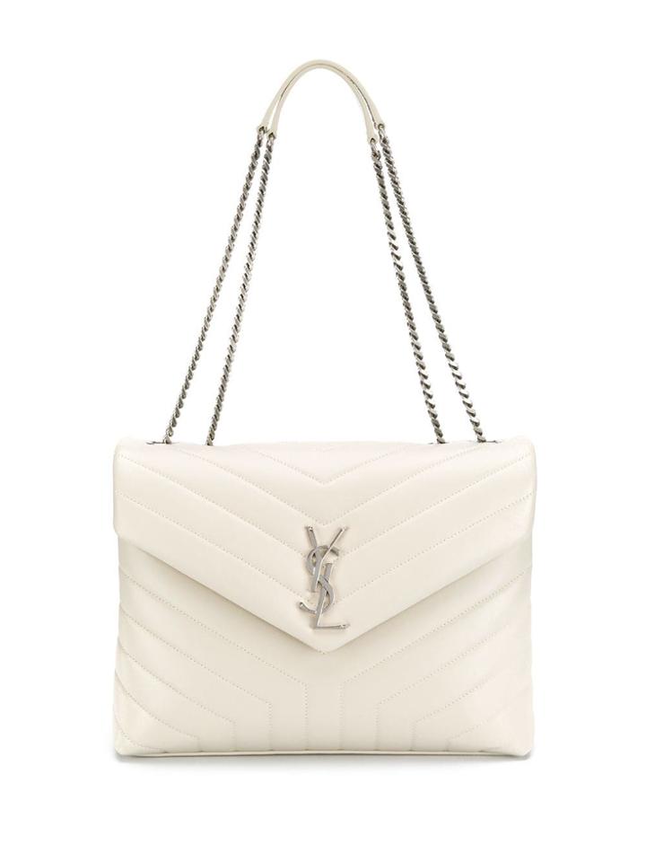 Saint Laurent Medium Loulou Bag - Neutrals