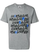 Les Hommes Urban Logo Print T-shirt - Grey