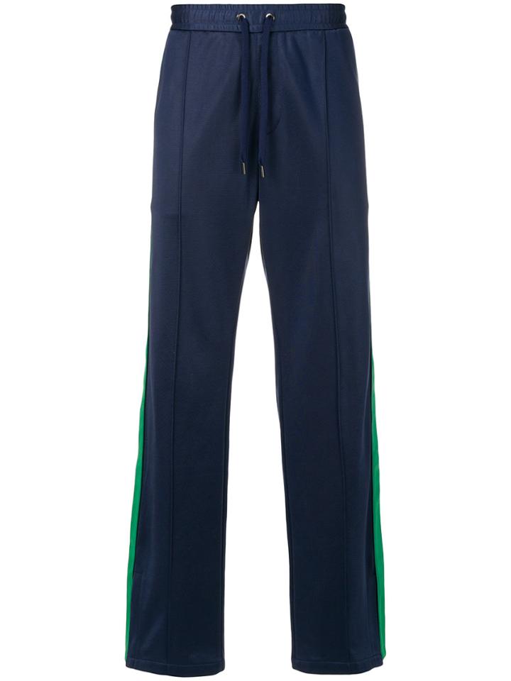 Versace Two Tone Track Pants - Blue
