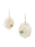 Lizzie Fortunato Jewels Piccolo Pearl Earrings - White