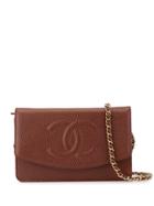 Chanel Pre-owned Chain Shoulder Wallet Bag - Red