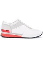 Michael Michael Kors Perforated Detailing Lace-up Sneakers - White