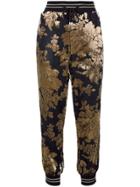 Twin-set Floral Embellished Jogging Trousers - Black
