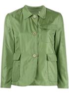 Aspesi - Americana Cropped Jacket - Women - Polyamide/polyester - Xs, Green, Polyamide/polyester