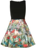 Alice+olivia Roman Holiday Dress, Women's, Size: 2, Black, Nylon/polyester/spandex/elastane