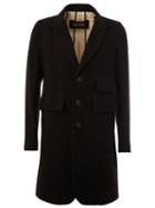 Uma Wang Long Blazer Jacket, Men's, Size: Medium, Black, Cotton/linen/flax/polyamide/virgin Wool
