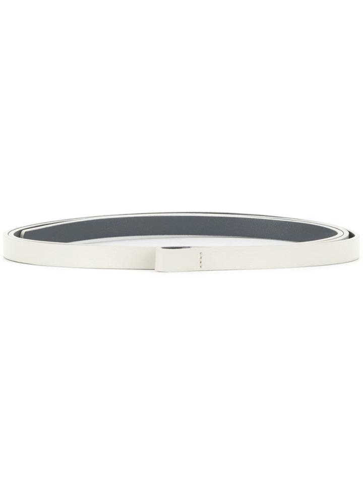Sofie D'hoore Slim Knot-belt - White