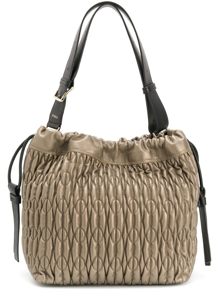Furla Caos Bucket Bag - Metallic
