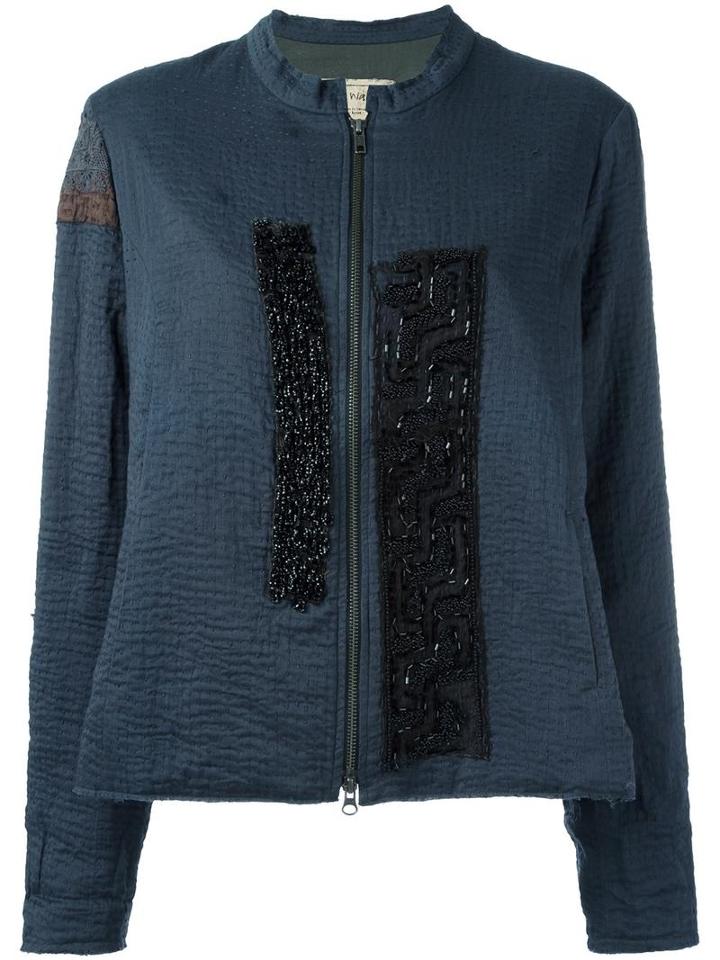 By Walid 'new Classic' Jacket, Women's, Size: Large, Blue, Cotton