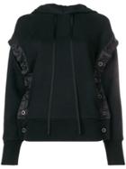 Unravel Project Shell Trim Hoodie - Black