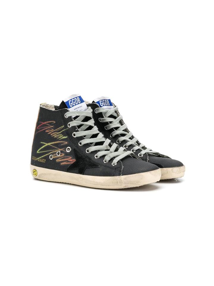 Golden Goose Kids Nancy Sneakers - Black