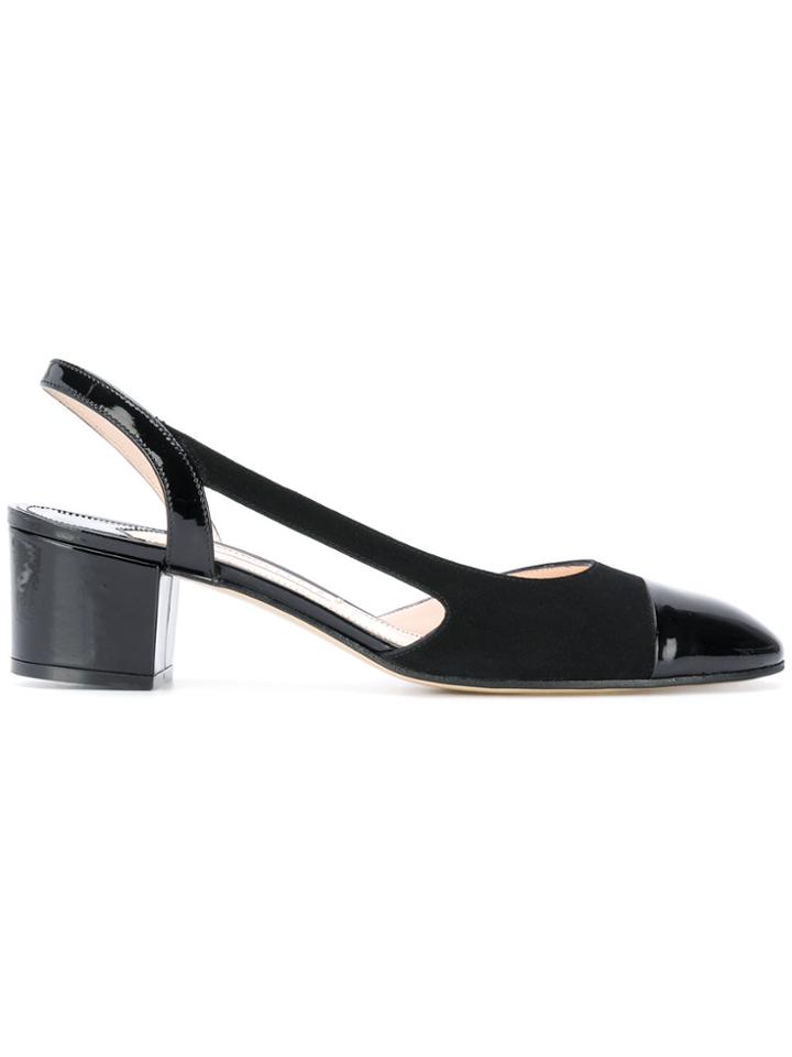 Roberto Festa Cutout Slingback Pumps - Black