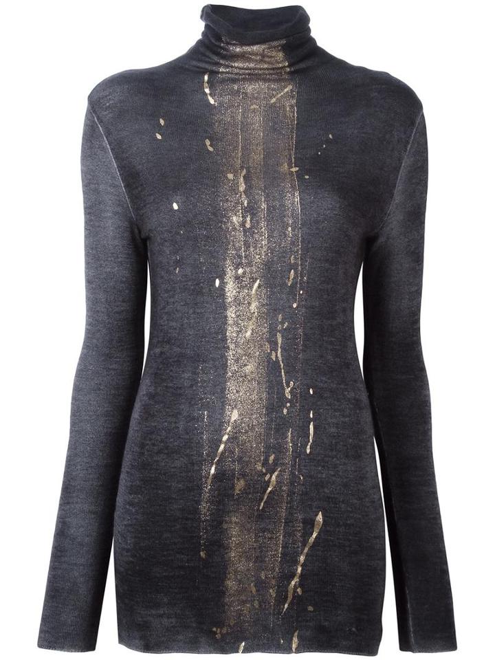 Nude High Neck Jumper, Women's, Size: 38, Black, Silk/cashmere/wool