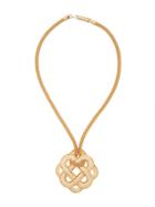 Lanvin Pre-owned 1970's Intrecciato Necklace - Gold