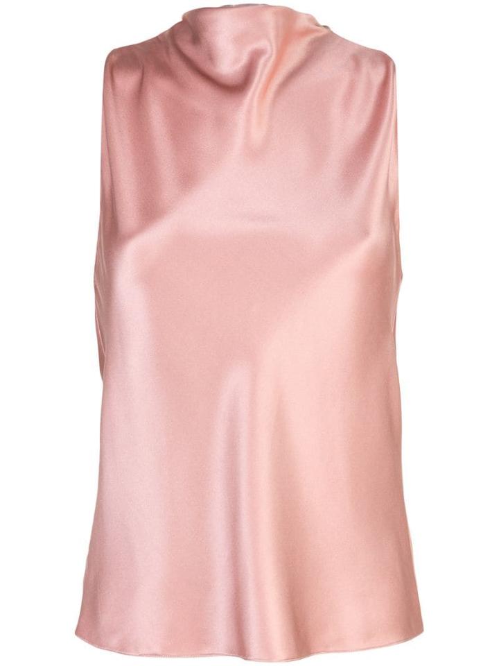 Cushnie Cowl Back Blouse - Pink