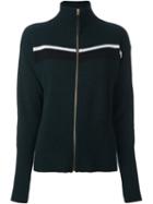 Marni Striped Zipped Cardigan, Women's, Size: 46, Green, Wool