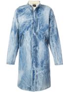 Fear Of God Zip Denim Coat - Blue