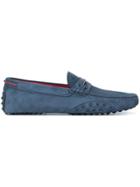Tod's Tod's For Ferrari Double-t Loafers - Blue