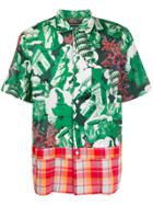 Comme Des Garçons Pre-owned 2001 Monuments Print Short-sleeved Shirt -