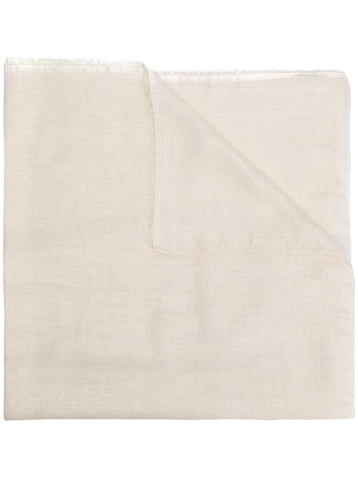 Faliero Sarti Classic Frayed Scarf - Neutrals
