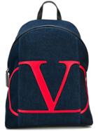 Valentino Valentino Garavani Go Logo Backpack - Blue