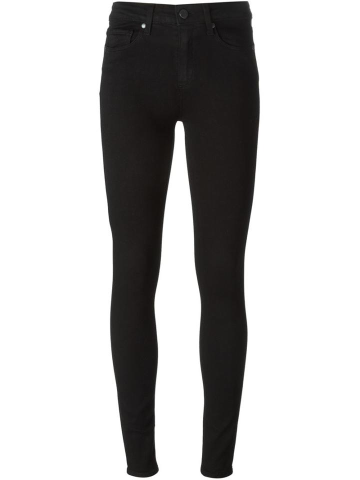 Paige 'hoxton Ultra Skinny' Jeans, Women's, Size: 31, Black, Cotton/polyester/spandex/elastane/rayon
