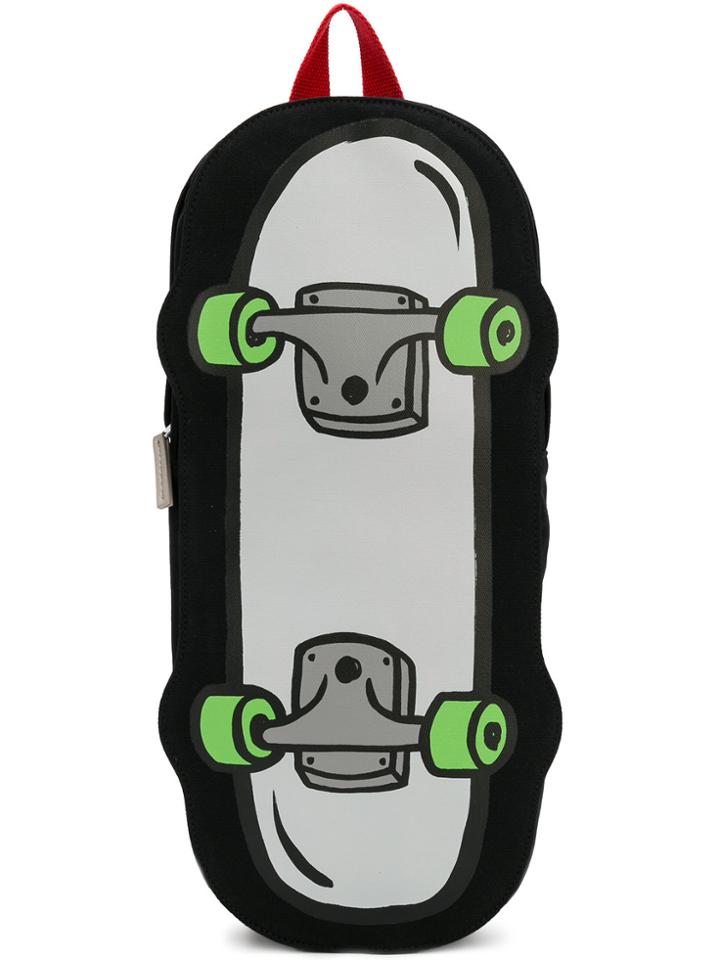 Stella Mccartney Kids Skateboard Backpack - Black