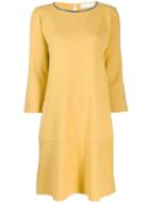 Fabiana Filippi Knitted Shift Dress - Yellow