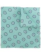 Fashion Clinic Timeless Floral Print Pocket Square - Green