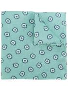 Fashion Clinic Timeless Floral Print Pocket Square - Green