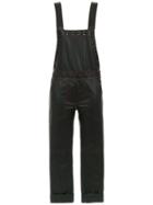 Andrea Bogosian Leather Jumpsuit - Black