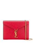 Saint Laurent Medium Cassandra Shoulder Bag - Red