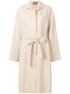 Paul Smith Turn-up Cuffs Coat - Nude & Neutrals