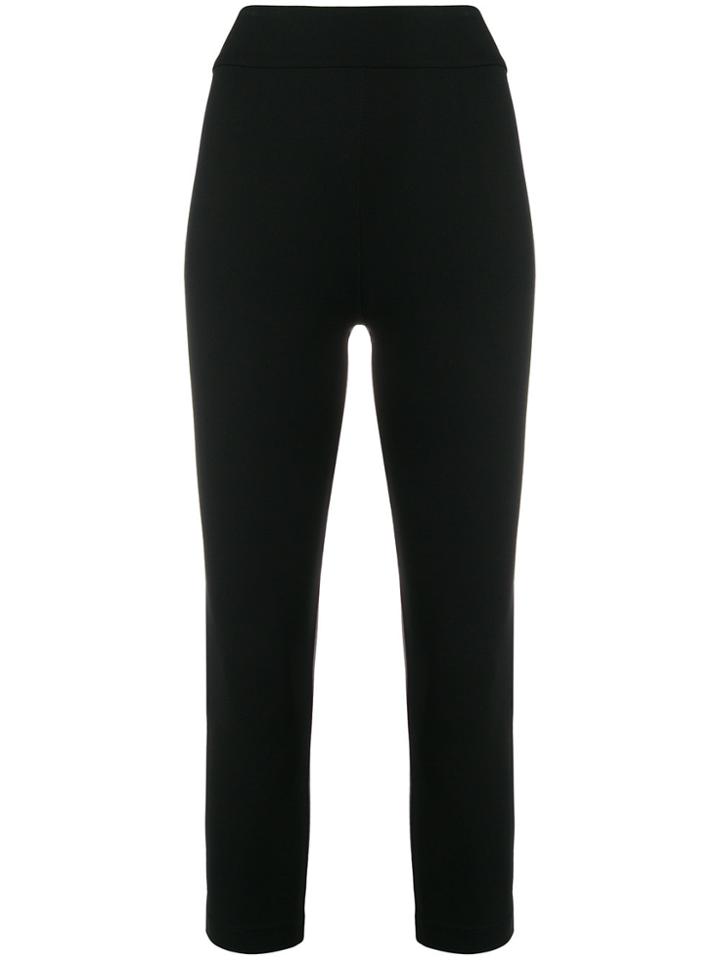 No Ka' Oi Cropped Sports Leggings - Black