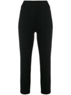 No Ka' Oi Cropped Sports Leggings - Black