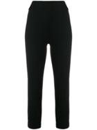 No Ka' Oi Cropped Sports Leggings - Black