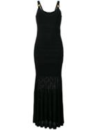 Versace Knitted Wave Dress - Black