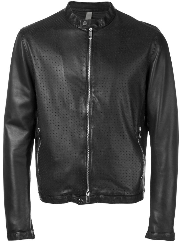Tagliatore Oliver Biker Jacket - Black
