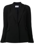 Mugler Classic Blazer, Women's, Size: 40, Black, Polyester/acetate