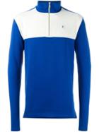 Futur Henley Sweatshirt, Men's, Size: Medium, Blue, Cotton