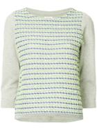 Coohem Embroidered Knit Top - Multicolour