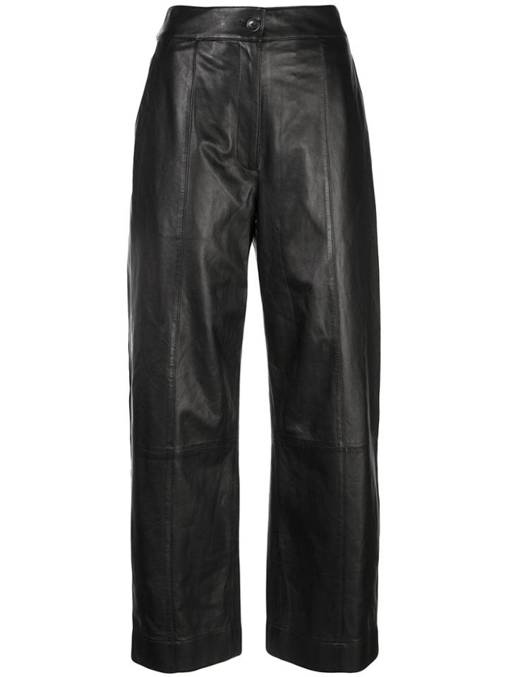 Jason Wu Cropped Palazzo Trousers - Black