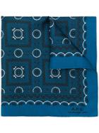 A.p.c. Printed Neck Scarf - Blue