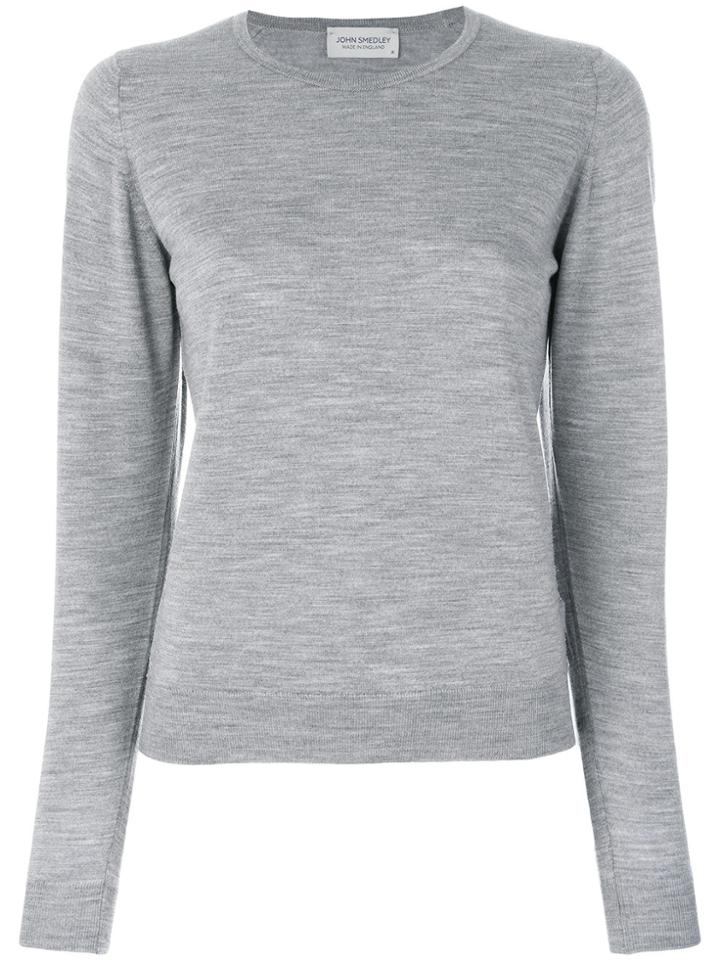 John Smedley Crew Neck Jumper - Grey