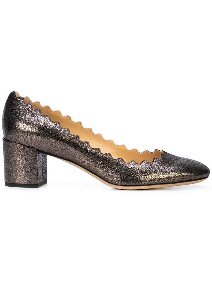 Chloé Lauren Mid-heel Pumps - Brown