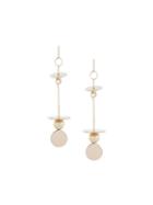 Salvatore Ferragamo Drop Earrings, Women's, Metallic