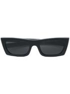 Retrosuperfuture Fred Square Frame Sunglasses - Black