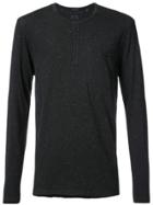 Atm Anthony Thomas Melillo Henley T-shirt - Black