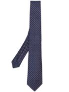 Borrelli Floral Pattern Tie - Blue