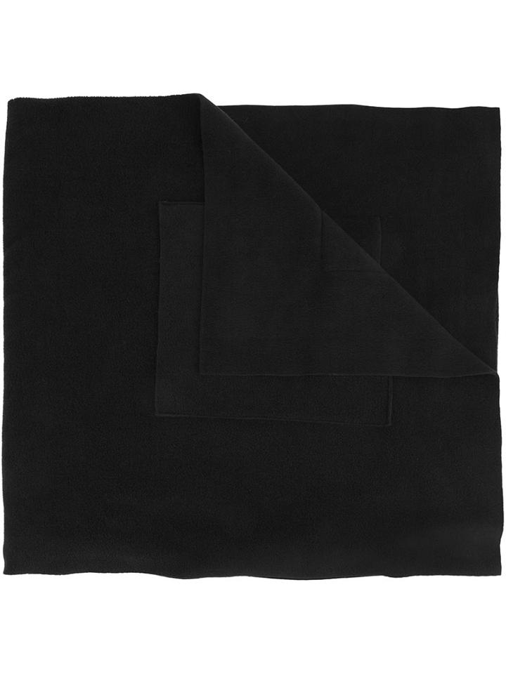 Harris Wharf London Pocket Scarf, Women's, Black, Polyester